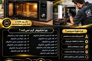 تعمیر مایکروفر در محل تهران سرویس مایکروفر در منزل تعمیر برد مایکروفر تعمیر مگنترون مایکروفر تعمیر موتور گردان مایکروفر تعمیر فن مایکروفر تعمیرکار مایکروفر در تهران سرویس مایکروفر سورنا سرویس