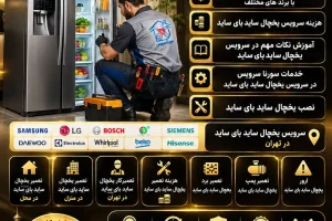 سرویس یخچال ساید بای ساید تعمیرات لوازم خانگی، در محل، کلیه مناطق تهران سرویس یخچال ساید بای ساید توسط سورنا سرویس سرویس یخچال ساید بای ساید با برند های مختلف هزینه سرویس یخچال ساید بای ساید آموزش نکات مهم در سرویس یخچال ساید بای ساید خدمات سورنا سرویس در سرویس یخچال ساید بای ساید نصب یخچال ساید بای ساید سرویس یخچال ساید بای ساید در تهران تعمیر یخچال ساید بای ساید در تهران تعمیر یخچال ساید بای ساید در محل تعمیر یخچال ساید بای ساید در منزل تعمیرکار یخچال ساید بای ساید در تهران سرویس یخچال ساید بای ساید هزینه تعمیر یخچال ساید بای ساید تعمیر برد یخچال ساید بای ساید تعمیر پمپ یخچال ساید بای ساید ارور یخچال ساید بای ساید سرویس و تعمیر انواع دستگاه های مختلف برند های معروف در تهران شامل یخچال، ساید بای ساید، ماشین لباسشوئی ، ماشین ظرفشوئی، کولر گازی، ماکروفر با برندهای معروف : سامسونگ الجی پاکشوما زیرووات دوو اسنوا جی پلاس سام جنرال الکتریک بکو بلومبرگ امرسان هیمالیا بوش آاگ زیمنس ایندزیت آریستون هیتاچی آدمیرال تکنو پارس آبسال